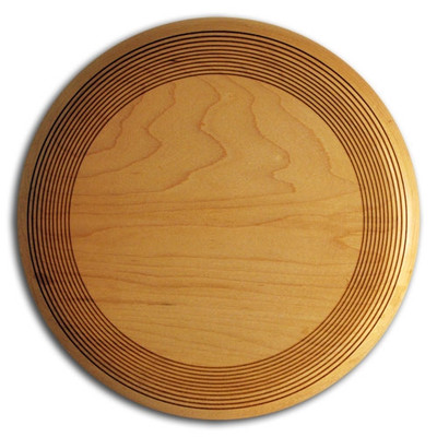 Wood Engraved Ultimate Frisbee Trophy / Award Blank