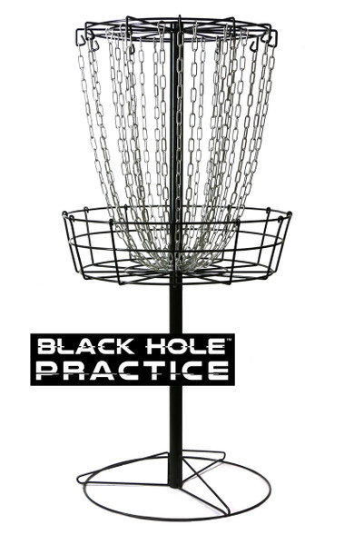MVP BLACK HOLE PRACTICE DISC GOLF BASKET