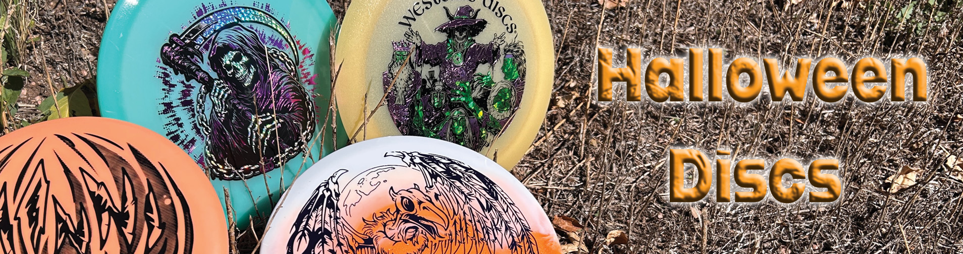 The Force - shows Star Wars-themed golf discs with Yoda, Death Star, Darth Vader and Chewbacca graphics