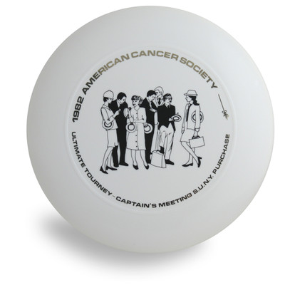 DISCRAFT ULTRA STAR - 1982 AMERICAN CANCER SOCIETY PRE-RINGS 175 GRAM ULTIMATE FRISBEE