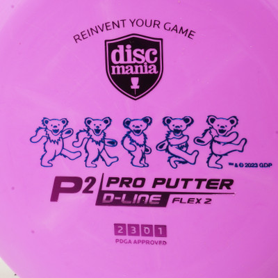 Discmania Flex 2 D-Line P2  w/ Bears Added
