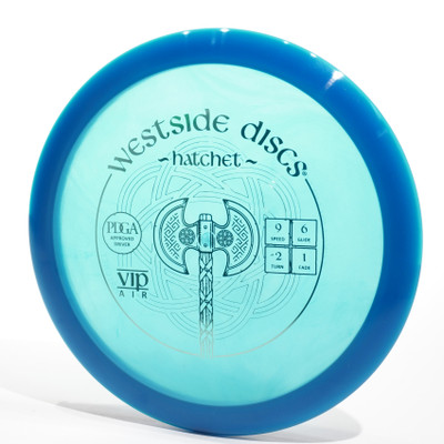Top view of a blue Westside Hatchet (VIP Air)