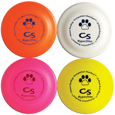 Hyperflite Competition Standard Dog Discs 4 PACK - Four K9 Frisbee (Asst Colors)