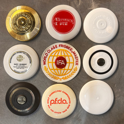 Wham-O Mini 8-Disc and 1 Patch Set - Very Unique