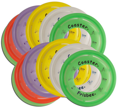 Wham-O COASTER FRISBEE 12 PACK - Set of Twelve Flying Disc Rings